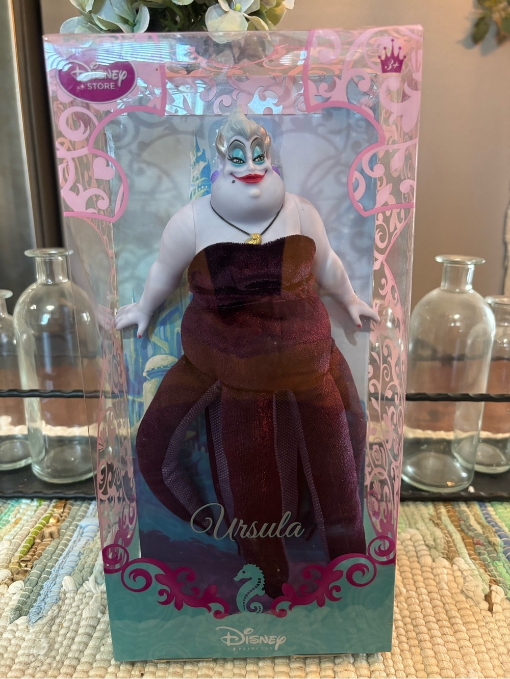 New URSULA The Sea Witch Disney Store Doll The Little Mermaid NIB retired